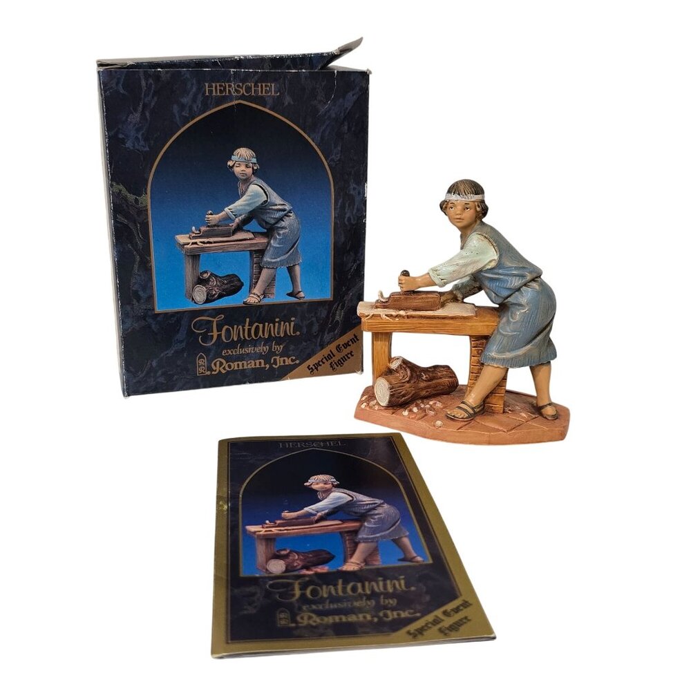 Herschel Fontanini Special Event Figure By Roman Inc. Story Card Included